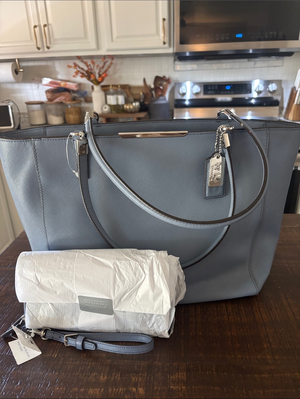 Coach Madison East West Tote